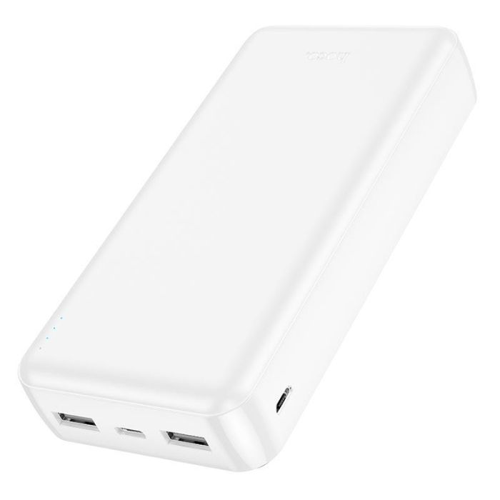 Hoco 20000 mAh 2 виходиHigh-ranking (2USB/Type-C/Micro-USB, 2.1A). White