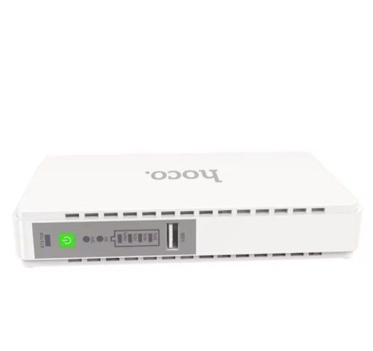 Hoco DB25 для роутерів 5V-9V-12V 8800mAh + Smart Mini UPS (Білий)