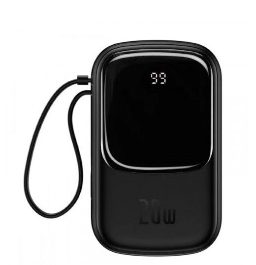 Портативний акумулято Baseus Qpow Pro Digital Display Fast Charge 20000 mAh 20W iP PPQD040001 чорний