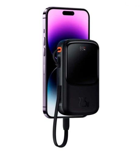 Baseus Qpow Pro Digital Display Fast Charge 20000 mAh 20W iP PPQD040001 чорний