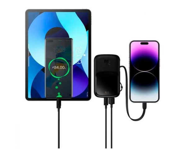 Baseus Qpow Pro Digital Display Fast Charge 20000 mAh 20W iP PPQD040001 чорний