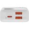 Baseus 10000 mAh 30W 5A Adaman2 Digital Display з технологією QC3.0+PD3.0 2USB+Type-C + Кабель USB to Type-C (PPAD040002) White