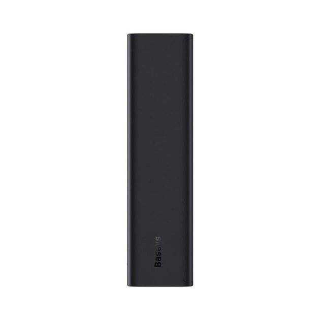 Baseus 20000 mAh 30W 5A Adaman2 Digital Display з технологією QC3.0+PD3.0 2USB+Type-C + Кабель USB to Type-C (PPAD050001) Black