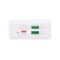 Baseus 20000 mAh 30W 5A Adaman2 Digital Display з технологією QC3.0+PD3.0 2USB+Type-C + Кабель USB to Type-C (PPAD050002) White