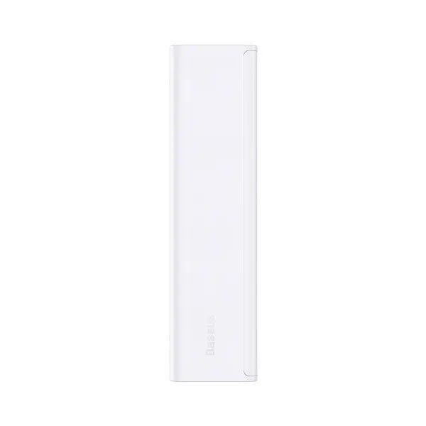 Baseus 20000 mAh 30W 5A Adaman2 Digital Display з технологією QC3.0+PD3.0 2USB+Type-C + Кабель USB to Type-C (PPAD050002) White