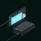 Baseus 20000 mAh 30W 5A Adaman2 Digital Display з технологією QC3.0+PD3.0 2USB+Type-C + Кабель USB to Type-C (PPAD050001) Black