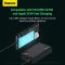 Baseus 20000 mAh 30W 5A Adaman2 Digital Display з технологією QC3.0+PD3.0 2USB+Type-C + Кабель USB to Type-C (PPAD050001) Black