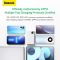 Baseus 20000 mAh 30W 5A Adaman2 Digital Display з технологією QC3.0+PD3.0 2USB+Type-C + Кабель USB to Type-C (PPAD050002) White