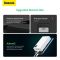 Baseus 20000 mAh 30W 5A Adaman2 Digital Display з технологією QC3.0+PD3.0 2USB+Type-C + Кабель USB to Type-C (PPAD050002) White