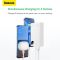 Baseus 20000 mAh 30W 5A Adaman2 Digital Display з технологією QC3.0+PD3.0 2USB+Type-C + Кабель USB to Type-C (PPAD050002) White