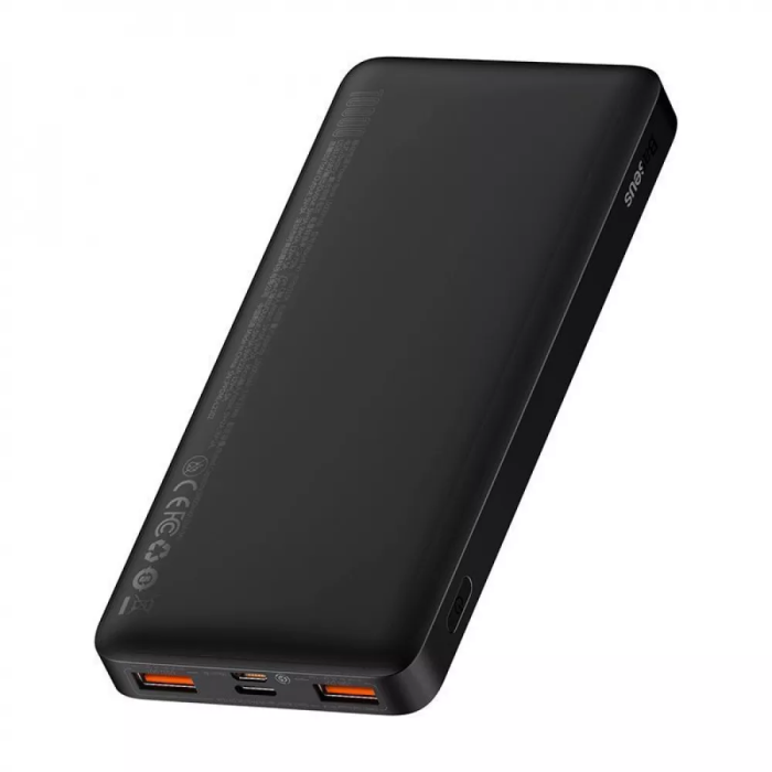 Baseus Bipow Overseas 10000 mAh Type-C + 2xUSB 20W Black (PPBD050301)