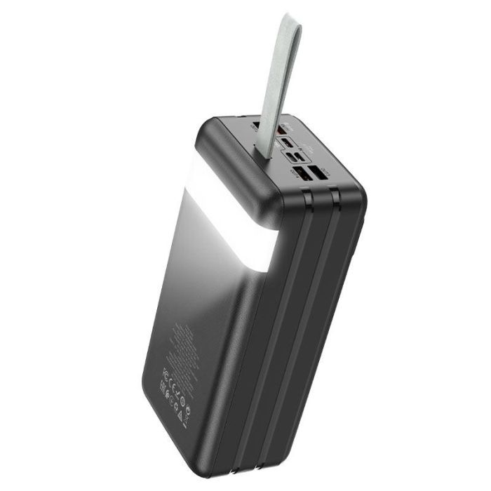 Hoco з ліхтариком 60000 mAh Чорний