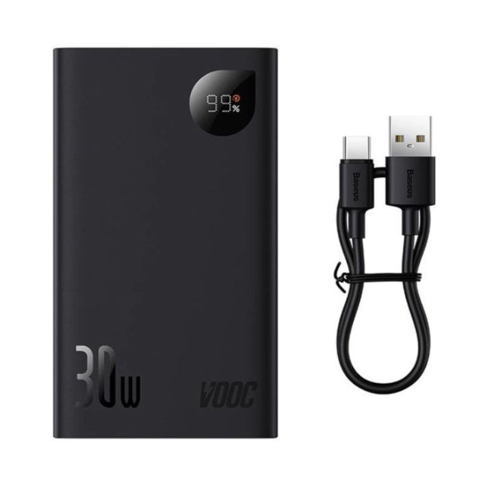 Baseus  Adaman ll Digital Display Fast Charge 20000 mAh 30W 5A QC3.0+PD3.0 VOOC