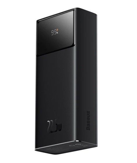 Baseus 30000 mAh 22,5 Вт USB Чорний