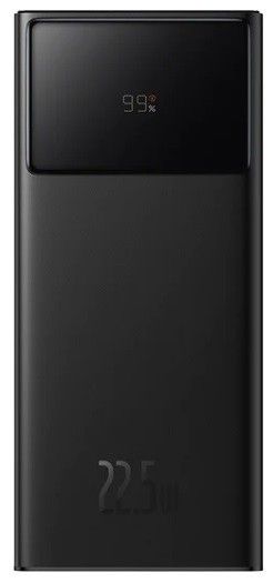 Baseus 30000 mAh 22,5 Вт USB Чорний