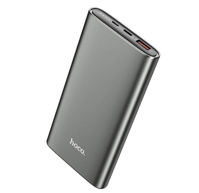 Hoco J83 10000 mAh USB та Type-C 3А сіре