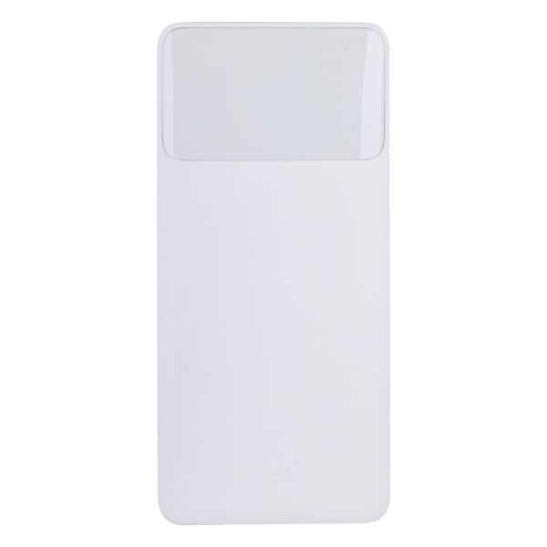 Універсальна Мобільна Батарея Baseus Bipow 15W 10000 mAh, Білий