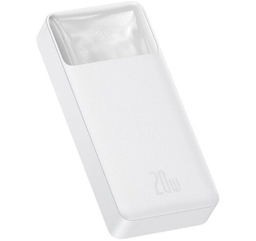 Baseus Bipow Digital Display 20000 mAh 20W білий (PPDML-M02)