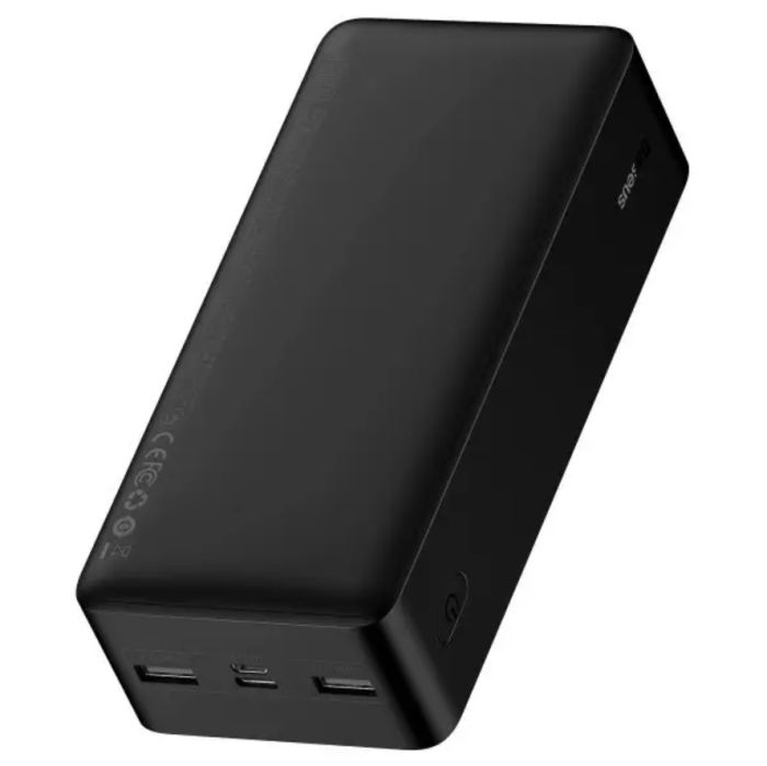 Baseus Bipow Digital Display 30000 mAh 15W 3A |2USB/1Type-C, QC, 15W, 3A|