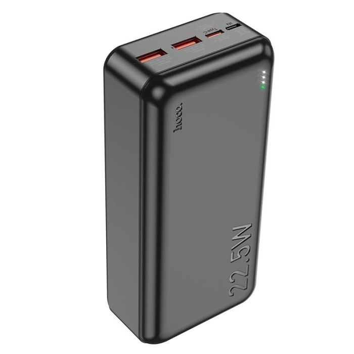 Hoco J101B Astute 22.5W 30000 mAh чорний із технологією QC3.0+PD3.0 |2USB/1Type-C, PD/QC, 22.5W, 3A|