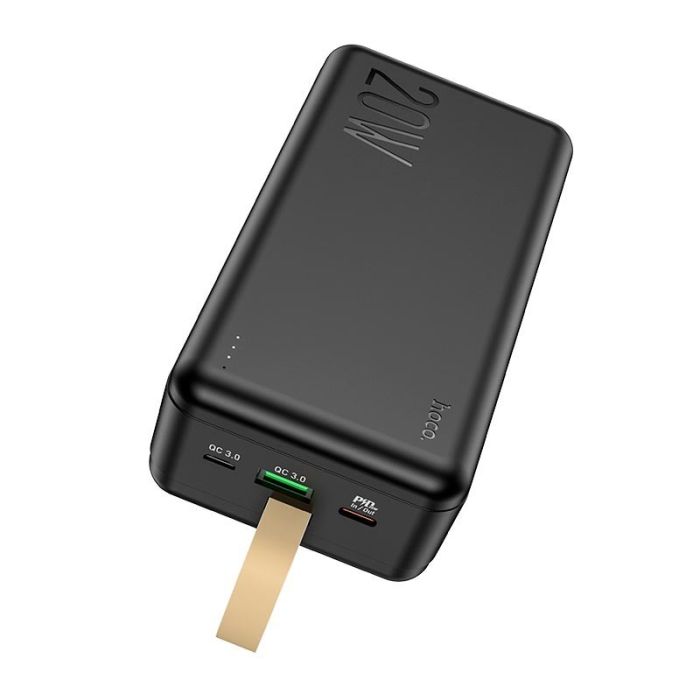 Hoco Tacker J87B 30000 mAh |2Type-C/1USB, QC/PD, 20W/3A| Black