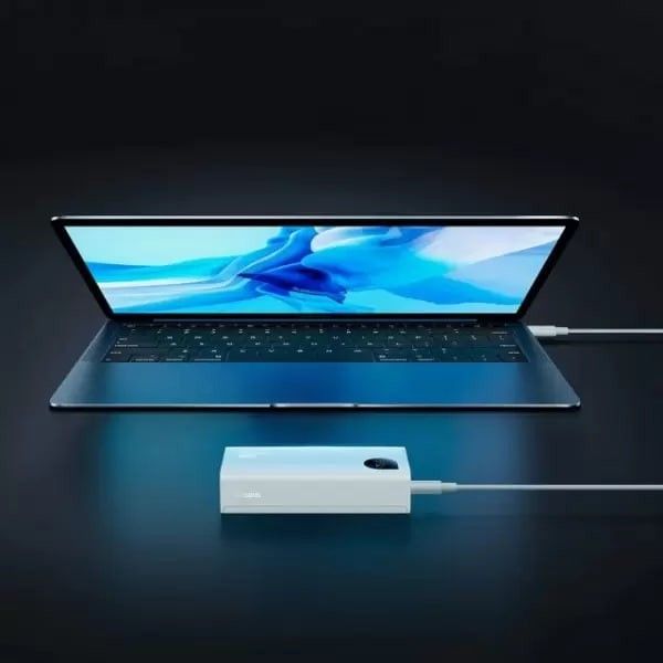Baseus Adaman2 Digital Display 10000 mAh 30W 5A з технологією QC3.0+PD3.0 2USB+Type-C + Кабель USB to Type-C Білий