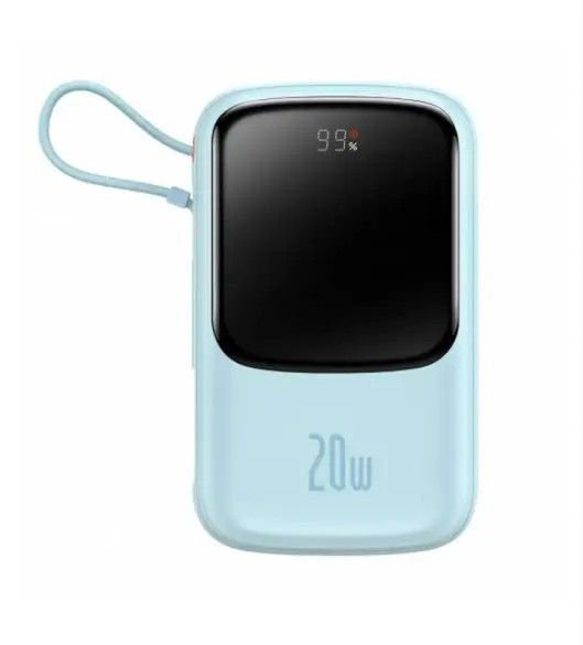 Baseus Qpow Digital Display 10000 mAh 15W iP Edition 2022 Edition PPQD050103 Blue