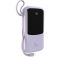 Baseus Qpow Digital Display 10000 mAh 15W iP Edition 2022 Edition PPQD050105 Purple