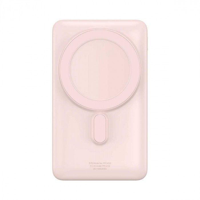 Baseus Magnetic Bracket Wireless Fast Charge 10000 mAh 20W PPCX000004 Pink 