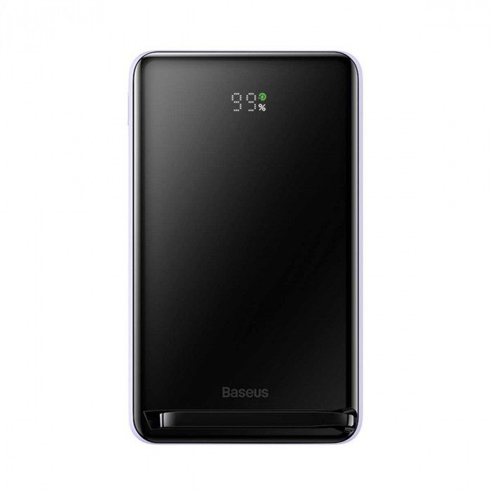 Baseus Magnetic Bracket Wireless Fast Charge 10000 mAh 20W PPCX000005 Purple 