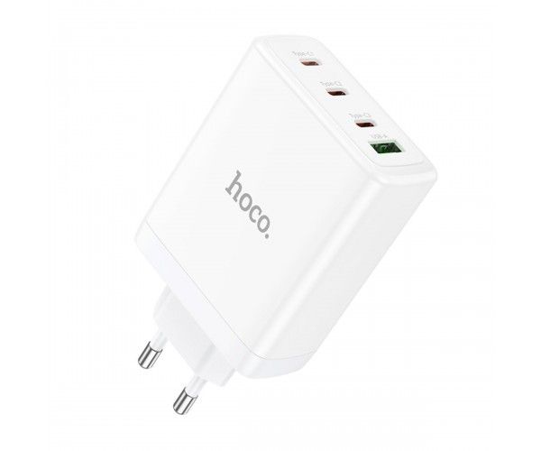 Hoco N31 Leader PD100W four-port(3C1A) fast charger White