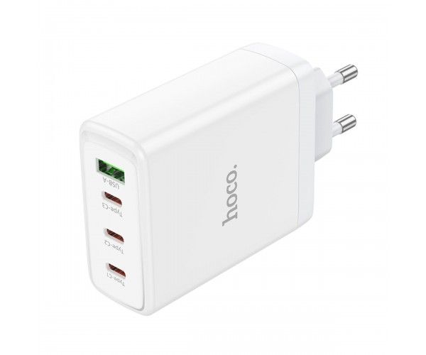 Hoco N31 Leader PD100W four-port(3C1A) fast charger White