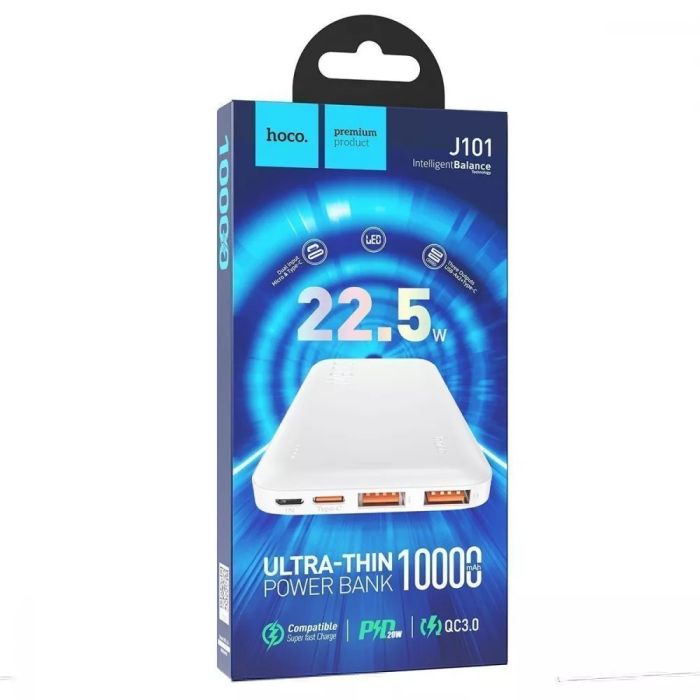 Hoco J101 Astute 10000 mAh 22.5W білий