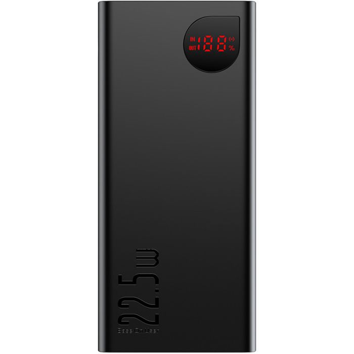 Baseus Adaman Metal 20000 mAh, PD 22.5W, USB-C, 2xUSB-A QC 3.0, Lightning