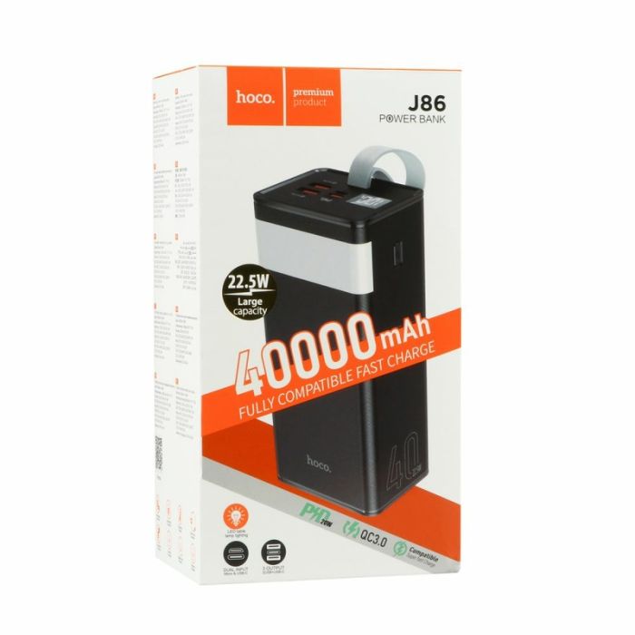 Hoco J86 Powermaster 22.5W 40000 mAh Black