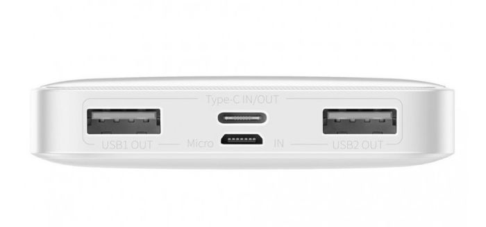 Baseus Bipow Digital Display 10000 mAh 15W Overseas Edition PPBD050002 білий