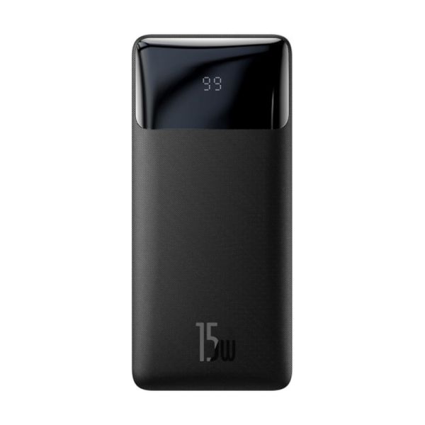 Зовнішній акумулятор Powerbank Baseus Bipow Digital Display 10000mAh 15W Black