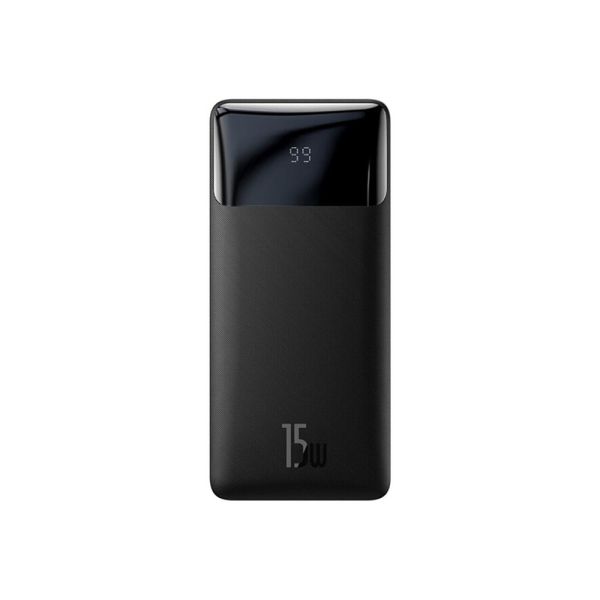 Зовнішній акумулятор Powerbank Baseus Bipow Digital Display 20000mAh 15W Black