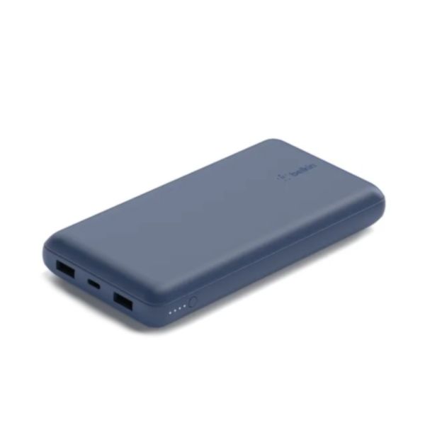 Belkin 20000 mAh 15W Dual USB-A USB-C Blue