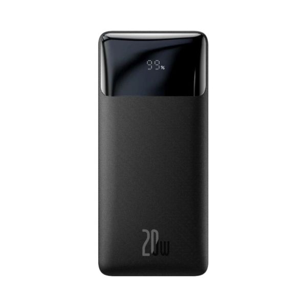 Зовнішній акумулятор Powerbank Baseus Bipow Digital Display 20000mAh 20W Black