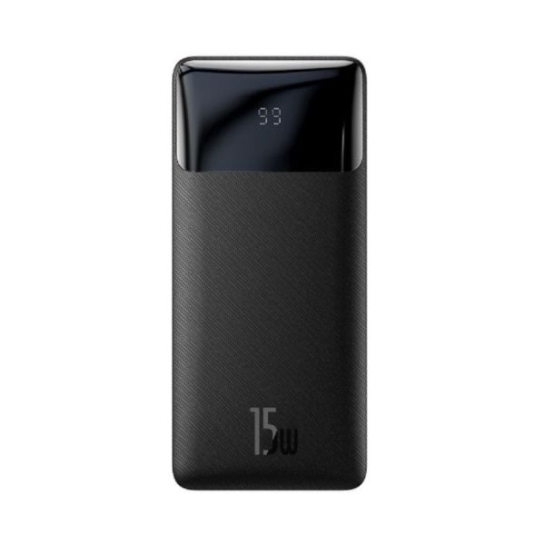 Зовнішній акумулятор Powerbank Baseus 30000mAh 15W Display (PPBD050201) Black