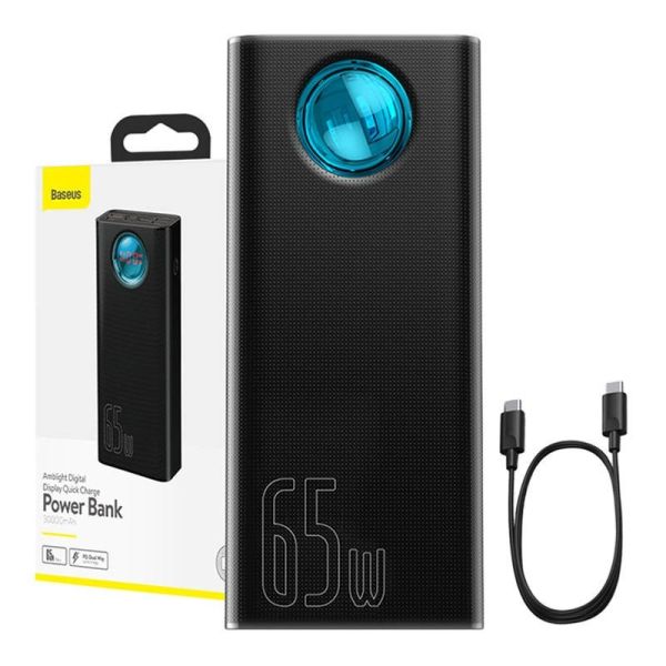 Повербанк Baseus Amblight 30000 mAh 65W Чорний (PPLG-A01)