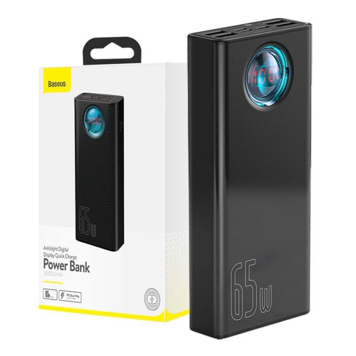 Baseus Amblight 30000 mAh 65W Чорний (PPLG-A01)