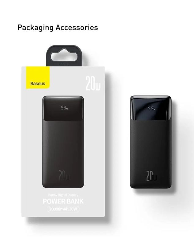 Baseus Bipow 20000 mAh 20W Black