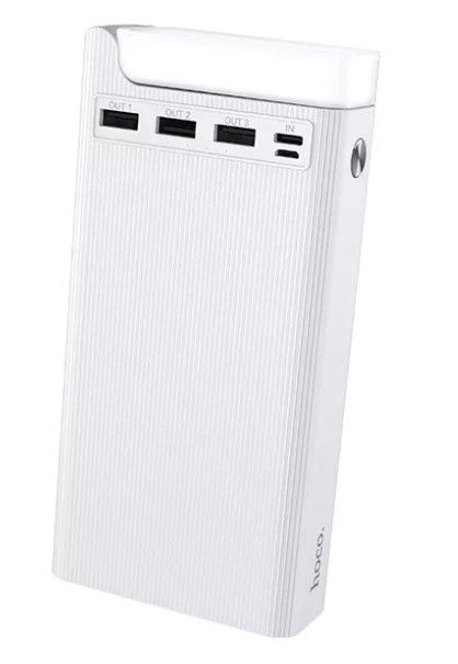 Hoco J62 30000 mAh білий з настільною лампою
