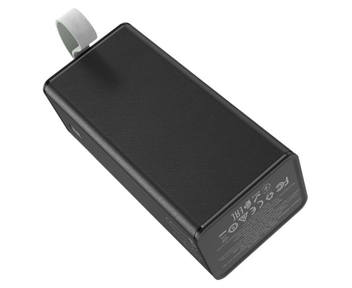 Hoco J86 Powermaster 40000 mAh LED дисплей, PD 20W / USB QC22.5W / Type-C to Micro 3A Black