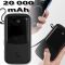 Baseus 20 000 mAh павер бенк для телефону з вбудованим кабелем, 15W