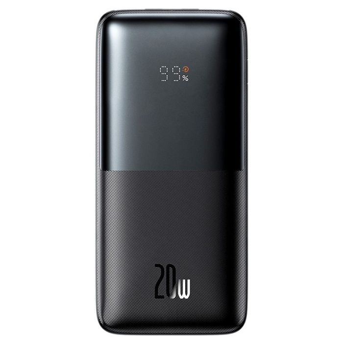 Baseus Bipow Pro Digital Display 10000 mAh |2USB/Type-C, QC/PD, 20W/3A| Black (PPBD040201)