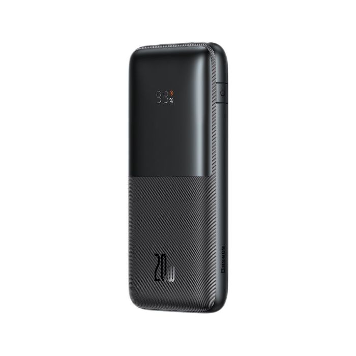 Baseus Bipow Pro Digital Display 10000 mAh |2USB/Type-C, QC/PD, 20W/3A| Black (PPBD040201)