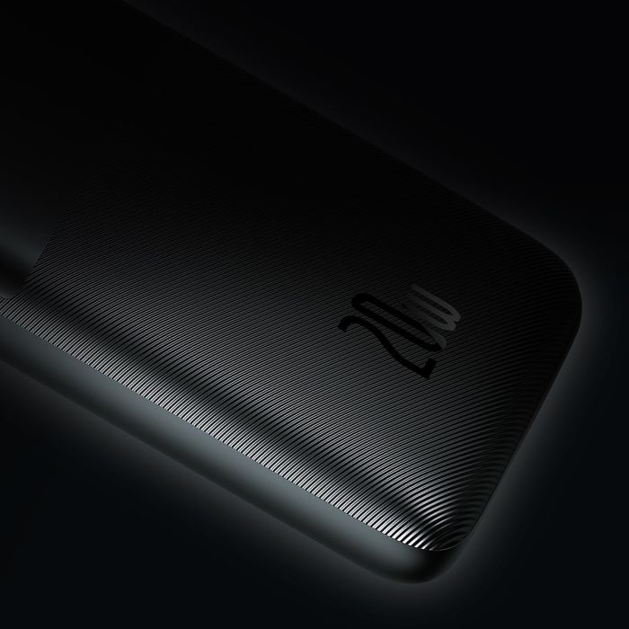 Baseus Bipow Pro Digital Display 10000 mAh |2USB/Type-C, QC/PD, 20W/3A| Black (PPBD040201)